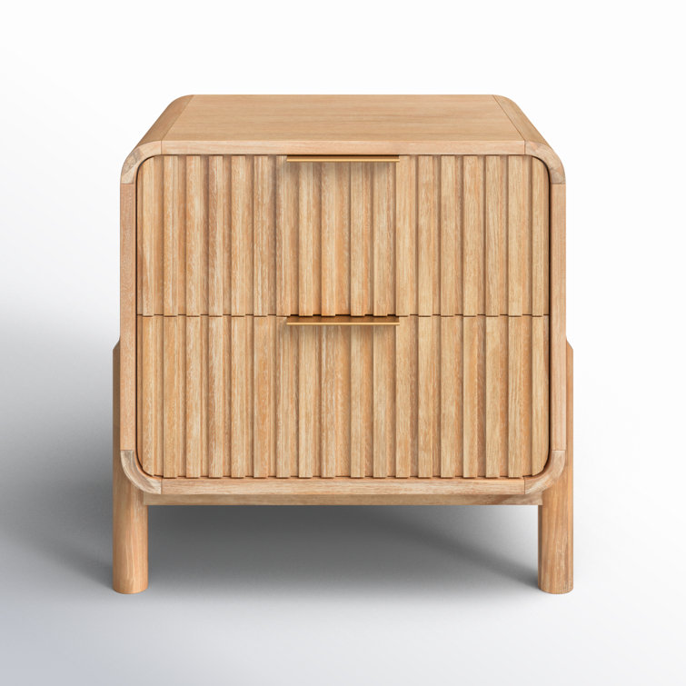 AllModern Luthien 2 Drawer Nightstand Reviews Wayfair
